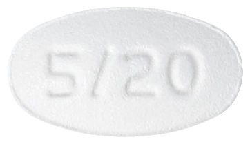바이듀엣정5/20mg 제품 사진