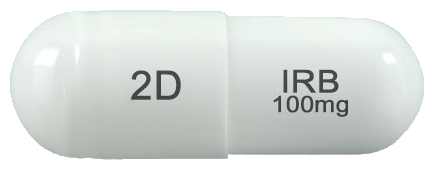 이로바캡슐100mg 제품 사진