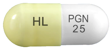 가바뉴로캡슐25mg 제품 사진