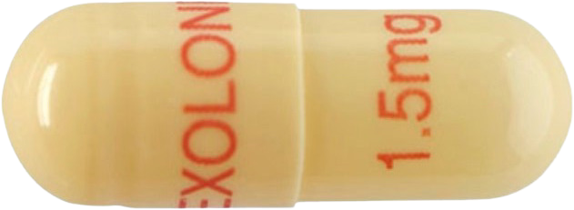 엑솔론캡슐1.5mg 제품 사진