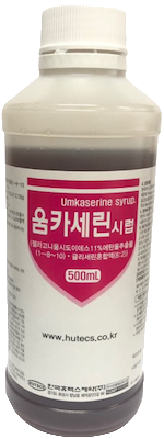 움카세린시럽_(85.8g/500mL) 제품 사진