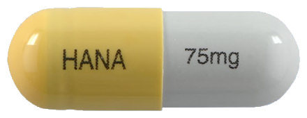 하나플루캡슐75mg 제품 사진