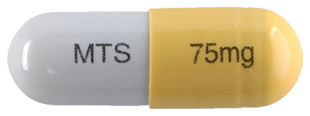 오설엠캡슐75mg 제품 사진