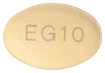엑시글루정10mg 제품 사진