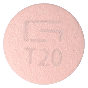테디포정20mg 제품 사진