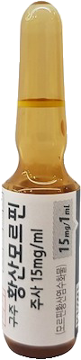 구주황산모르핀주사15mg/ml_(15mg/1mL) 제품 사진