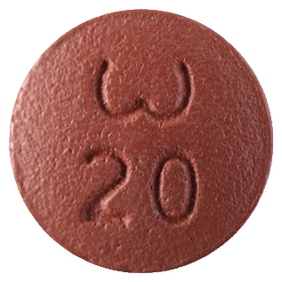 위렐토정20mg 제품 사진