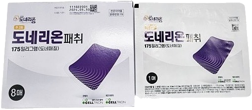 도네리온패취175mg 제품 사진
