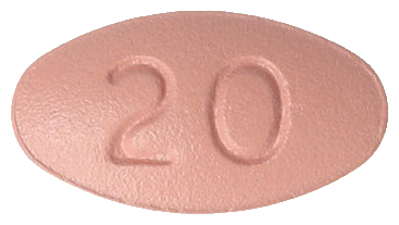 에빅사정20mg 제품 사진