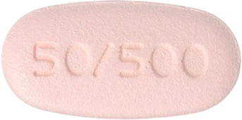 글리메자큐정50/500mg 제품 사진