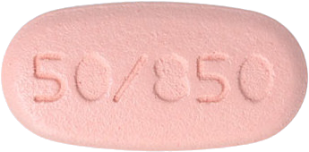 글리메자큐정50/850mg 제품 사진