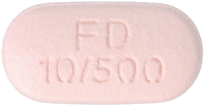 포시다파엠서방정10/500mg 제품 사진