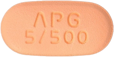 다파엠듀오서방정5/500mg 제품 사진