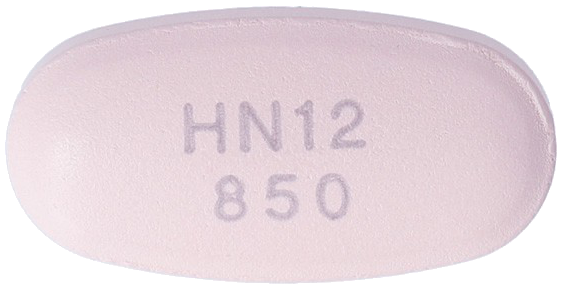 자디스듀오정12.5/850mg 제품 사진
