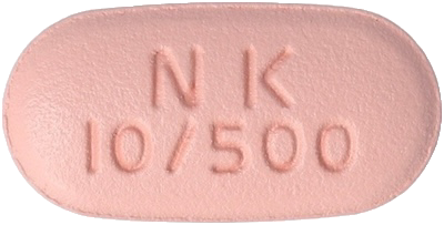 플로가엠듀오서방정10/500mg 제품 사진