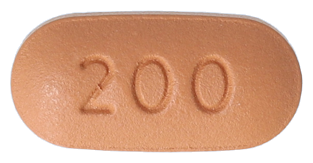 옴짜라정200mg 제품 사진