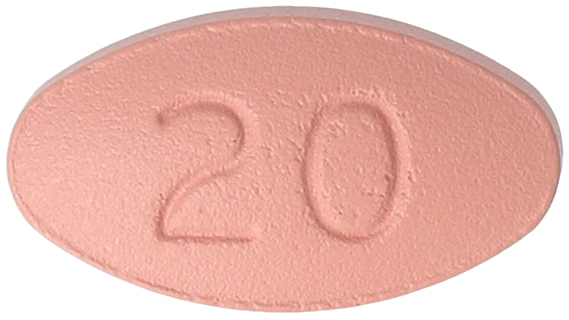 엔틱사정20mg 제품 사진