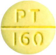 어린이용타스펜정160mg 제품 사진