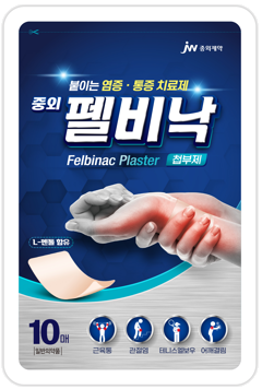 중외펠비낙첩부제 제품 사진