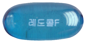 레드콜에프연질캡슐 제품 사진