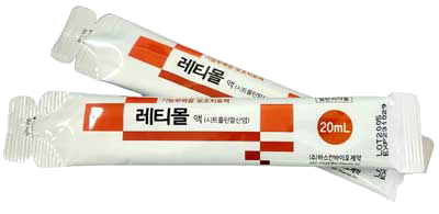 레티몰액_(1g/20mL) 제품 사진