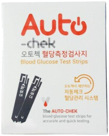 오토첵 혈당측정검사지 제품 사진